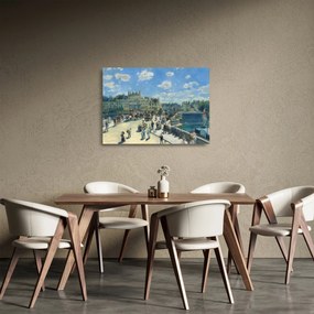 Obraz na szkle - Auguste Renoir, Pont Neuf, Paris, reprodukcje (70x50 cm)