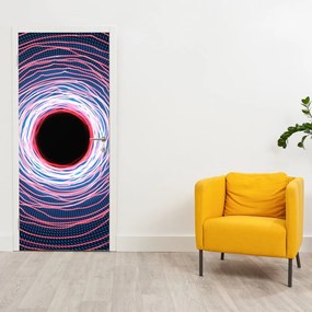 Fototapeta na drzwi - Abstrakcja koło (95x205cm)