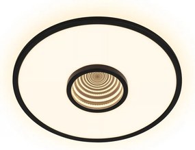 Briloner 3847015 - Lampa sufitowa LED TORO LED/18W/230V śr. 42 cm czarna