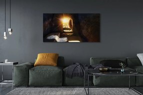 Duży obraz na płótnie Jaskinia, Krzyże i Słońce