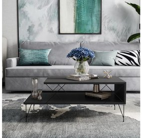 Stolik konferencyjny LOIRE 40x100 cm antracyt