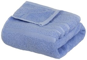 Niebieski bawełniany ręcznik kąpielowy frotte 70x140 cm Simple – Casa Selección