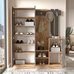 Zestaw do przedpokoju Dany Atlantic Pine andAnthracite