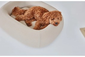 Jasnobrązowe legowisko dla psów 76x93 cm Barca Taupe S/M – MiaCara