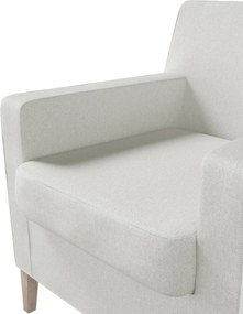 Pokrowiec na fotel Karlstad kolor kremowy tkanina strukturalna