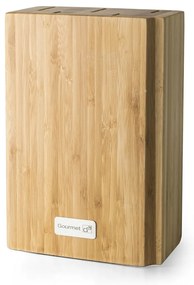 Zestaw noży G21 Gourmet Damascus w bambusowym bloku 4 szt. + kamień do ostrzenia