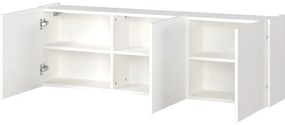 Biała szafka pod TV 138x45 cm Piana – Germania