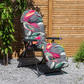 Fotel ogrodowy z podnóżkiem Samar Plus G053-06IB PATIO