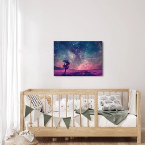 Obraz - Nieziemskie nocne niebo (70x50 cm)