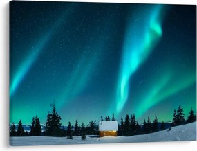 Obraz - Aurora Borealis (70x50 cm)