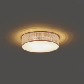 Orientalna lampa sufitowa z rattanu 38 cm - Trammy
