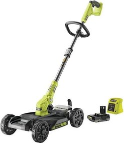 Bezprzewodowa kosiarka RYOBI 18V 3 w 1 Mulching 30 cm z akumulatorem litowym 2Ah i ładowarką