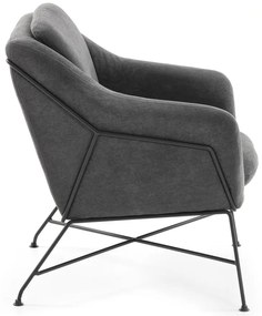 Szary fotel Brida – Kave Home