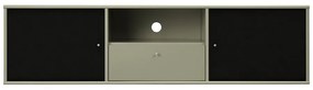 Szafka pod TV w kolorze khaki/czarna 161x42x45 cm Mistral – Hammel Furniture