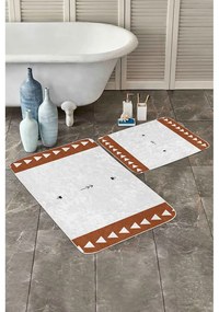 Białe dywaniki łazienkowe zestaw 2 szt. 60x100 cm – Mila Home