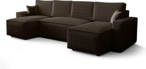 BEDANTE Narożnik AMBRO U Poso 06 z funkcją spania i pojemnikiem, kształt U, rozkładana sofa