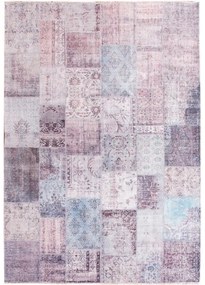 Dywan bawełniany Pescara patchwork pastelowy 80 cm x 150 cm