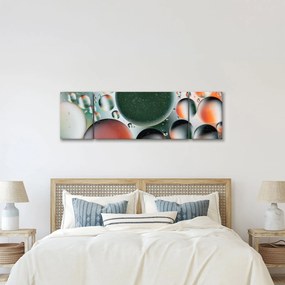 Obraz abstrakcji - bąbelki (170x50 cm)
