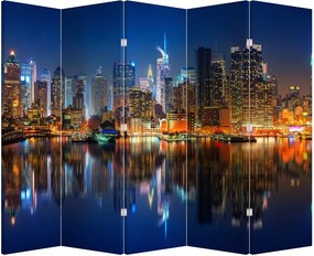 Parawan - Manhattan nocą (210x170 cm)