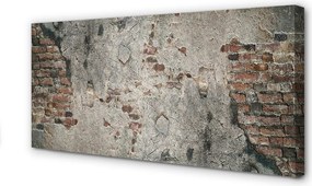 Obraz canvas na ścianę Ściana Z Cegły I Kamienia