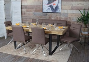 Zestaw do jadalni MCW-H70,  brązowy 160cm