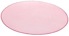 Jasnoróżowy okrągły dywan ø 133 cm Fancy – Hanse Home