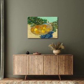 Obraz - Vincent van Gogh, Still Life of  Oranges and Lemons with  Blue Gloves, reprodukcje (70x50 cm)