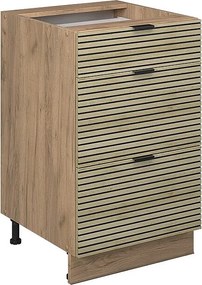 Szafka dolna do kuchni panel dębowy 50x51.6x82 fame-line