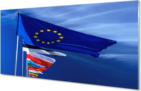 Szklany Panel Różnorodne Barwy Narodowe