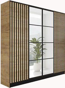 Szafa EDEN 4D M3 Dąb Craft Złoty