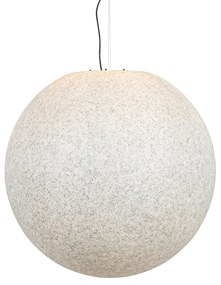 Zewnetrzna Nowoczesna lampa wisząca zewnętrzna szara 77 cm IP65 - Nura Nowoczesny Oswietlenie zewnetrzne