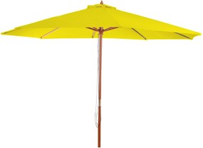Parasol Lisbon IV okrągły,  żółty