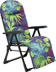 KADAX Leżak ogrodowy Soller Plus 150 x 68 cm "Granat"