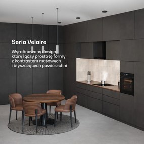 Klarstein Velaire 60cm 74L Piekarnik do zabudowy Czarny