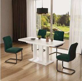 Stół jadalny biały 120x80x77.3 fenaro