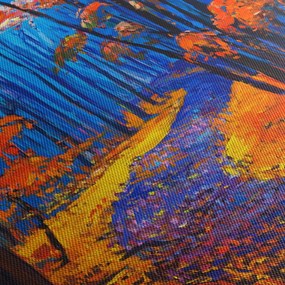 Obraz jesiennego lasu (170x50 cm)