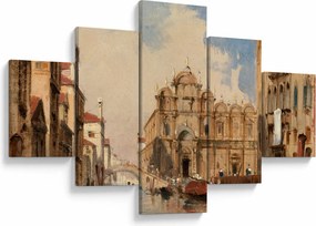 Obraz - Jules-Romain Joyant, The Scuola di San Marco, Venice, reprodukcje (125x70 cm)