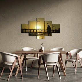 Obraz - Spacer po plaży (125x70 cm)