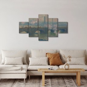 Obraz - Claude Monet, Waterloo Bridge, Gray Day, reprodukcje (125x70 cm)