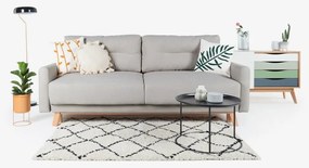 Jasnoszara sofa rozkładana Bonami Selection Pop