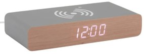 Budzik cyfrowy z ładowarką bezprzewodową Retro Flat LED – Karlsson