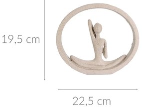 Figurka joga, wys. 19,5 cm