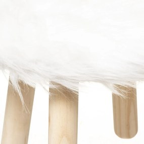 Dziecięcy stołek WHITE RABBIT biały