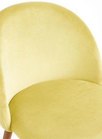 Zestaw 4 krzese aksamitnych Vint