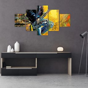 Obraz saksofonisty (125x70 cm)