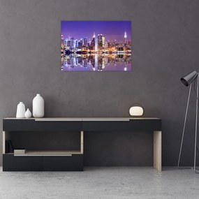 Obraz na szkle Manhattanu (70x50 cm)