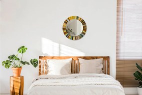 Lustro dekoracyjne okrągłe Abstrakcyjny wzór radialny