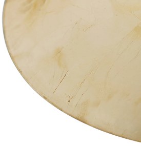 Inteligentna lampa sufitowa czarna ze złotem 60 cm z WiFi A60 - Emilienne Nowoczesny Oswietlenie wewnetrzne