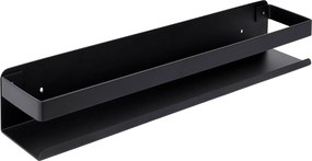 Aluminiowa czarna półka łazienkowa 30 cm K9-Z13