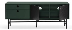 Ciemnozielona szafka pod TV 140x52 cm Punto – Teulat